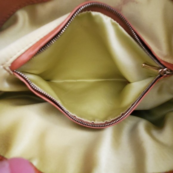 Versace Limited Production Yellow Bag Purse, Silk inner pouch - Picture 13 of 16